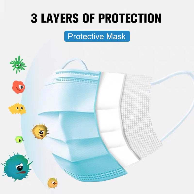 Disposable 3-Ply Surgical Mask