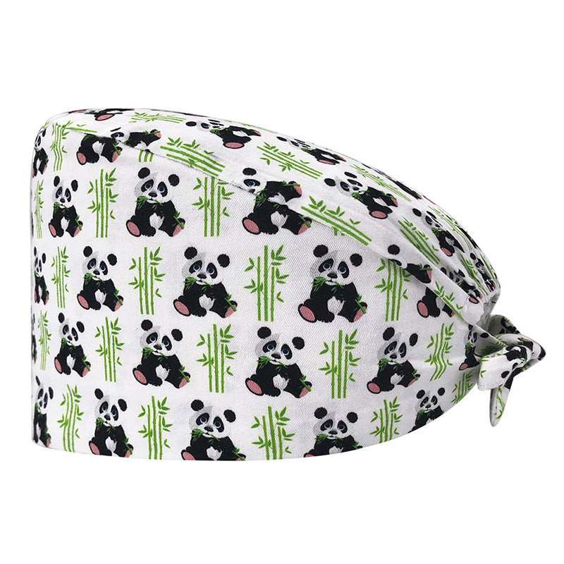 Printed Cotton Nurse Cap