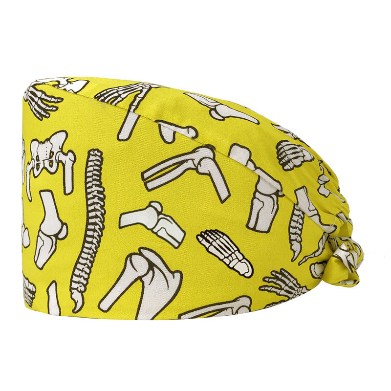 Printed Cotton Nurse Cap