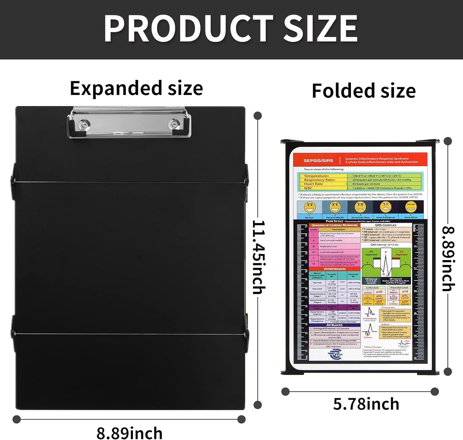 Tri-Fold Nursing Clipboard