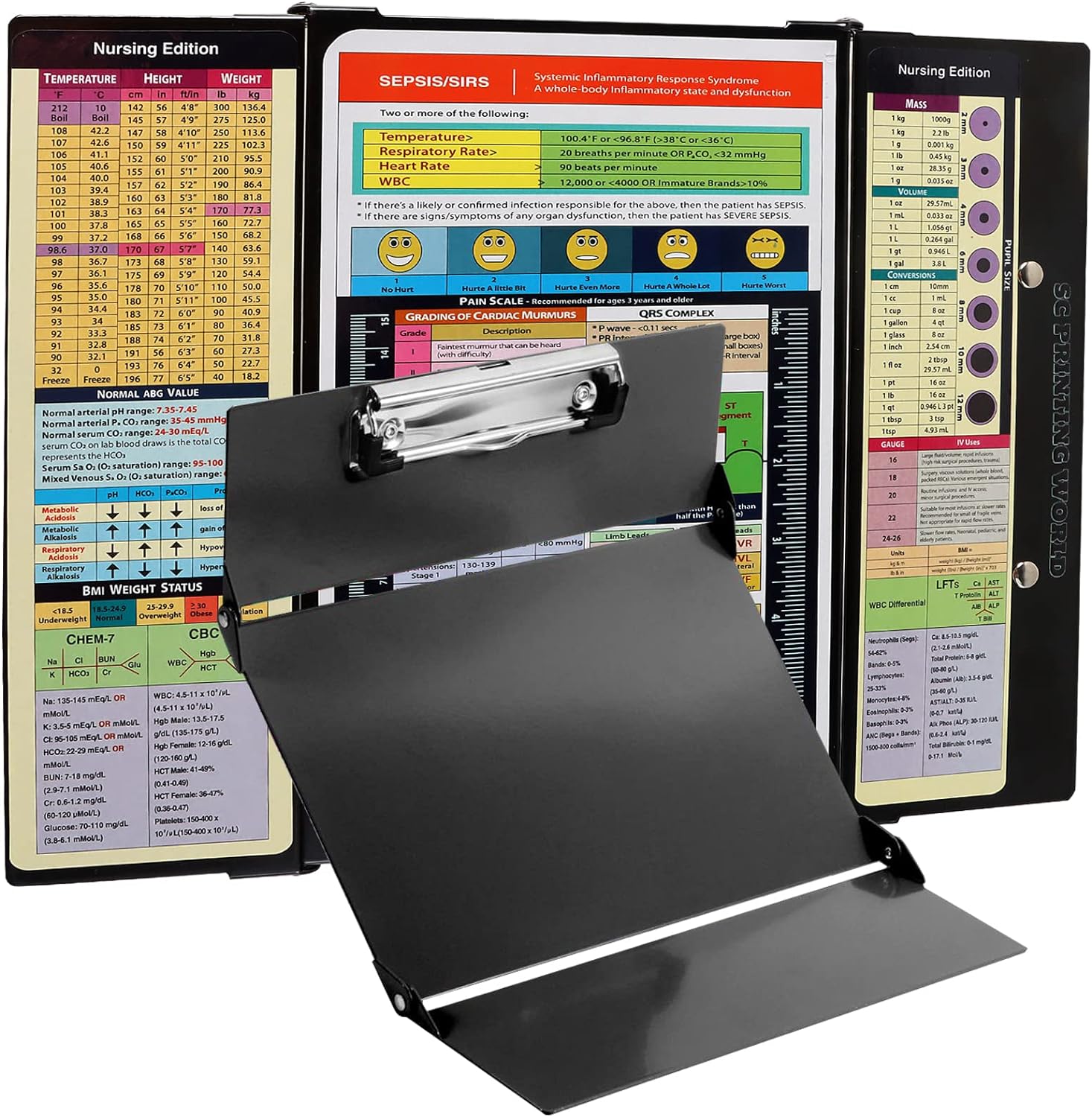 Tri-Fold Nursing Clipboard