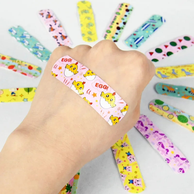 Animal Design Adhesive Bandages for Children