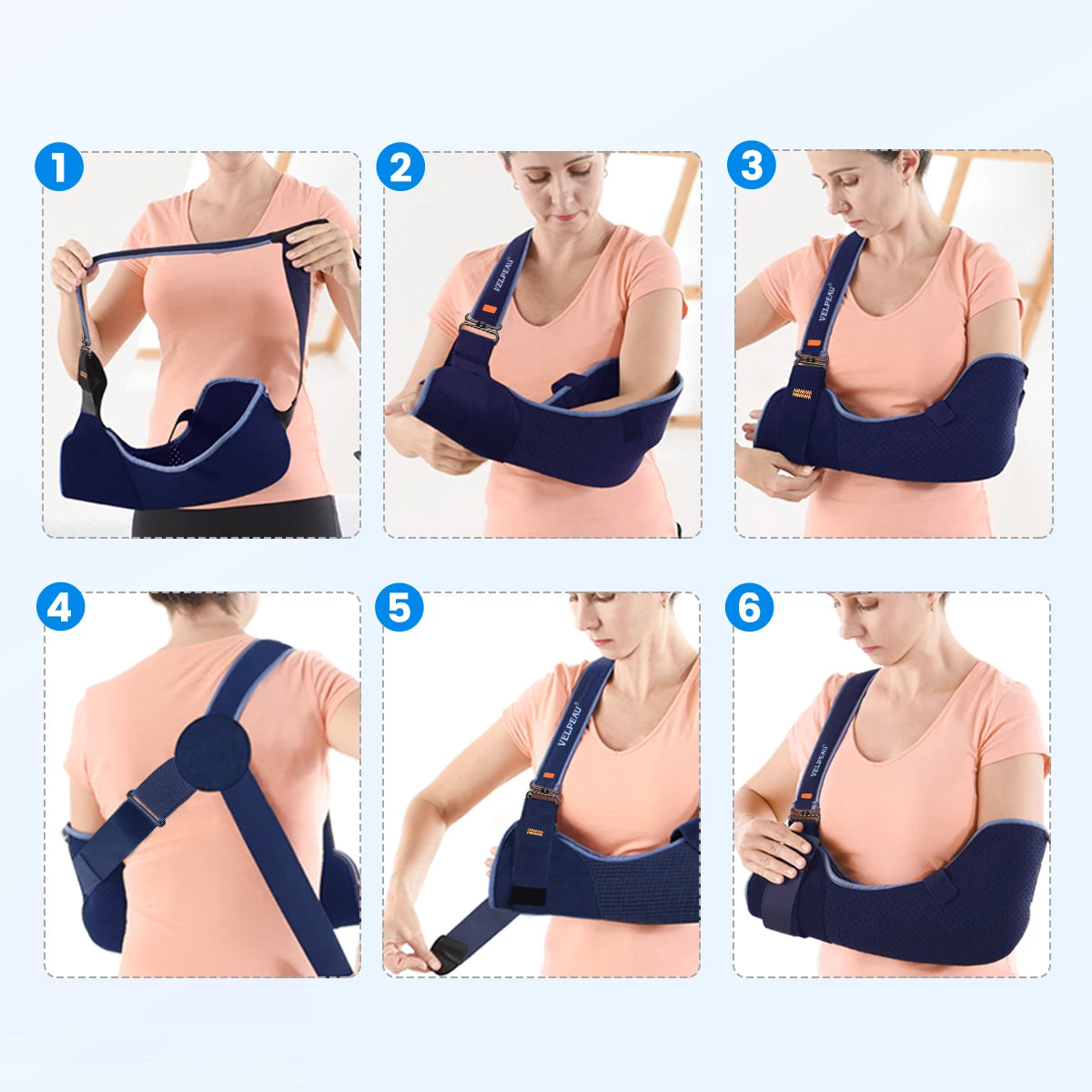 Adjustable Arm & Shoulder Sling for Rotator Cuff Injury