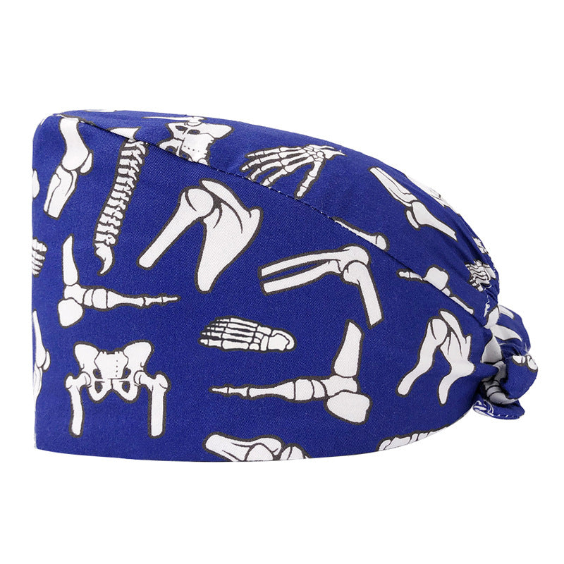 Printed Cotton Nurse Cap