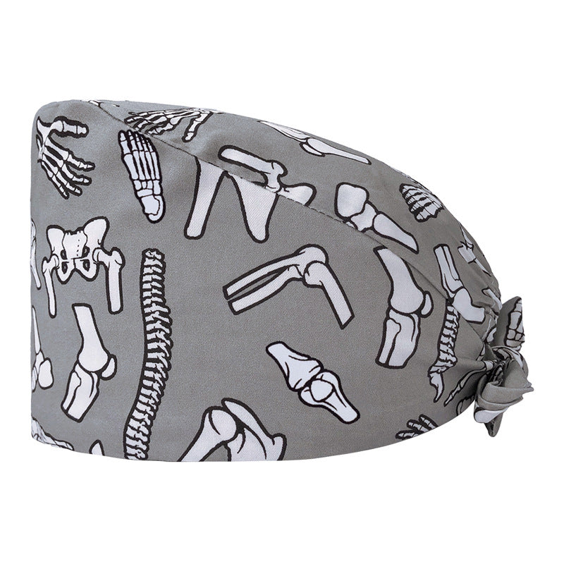 Printed Cotton Nurse Cap