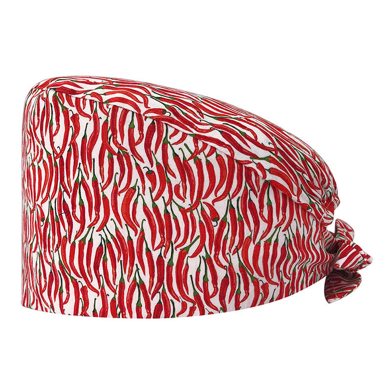 Printed Cotton Nurse Cap