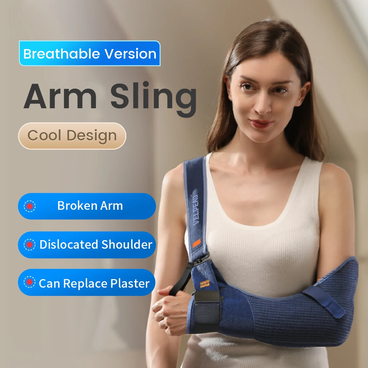 Adjustable Arm & Shoulder Sling for Rotator Cuff Injury