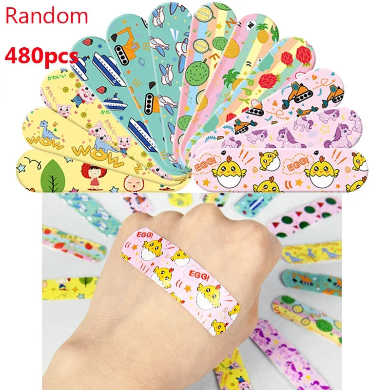 Animal Design Adhesive Bandages for Children
