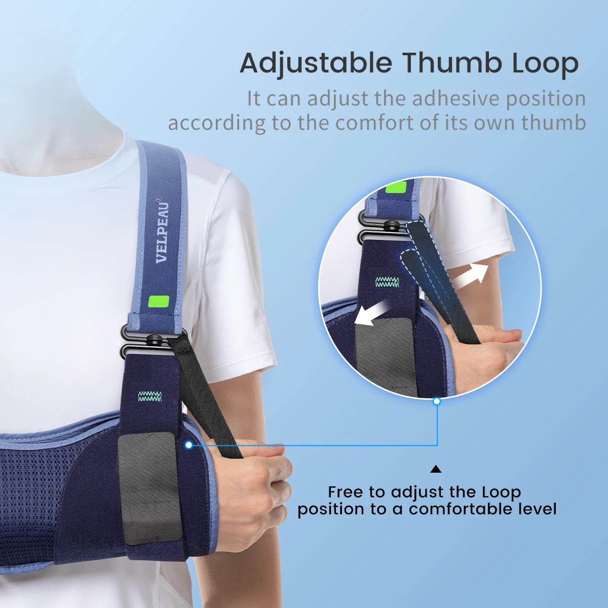 Adjustable Arm & Shoulder Sling for Rotator Cuff Injury