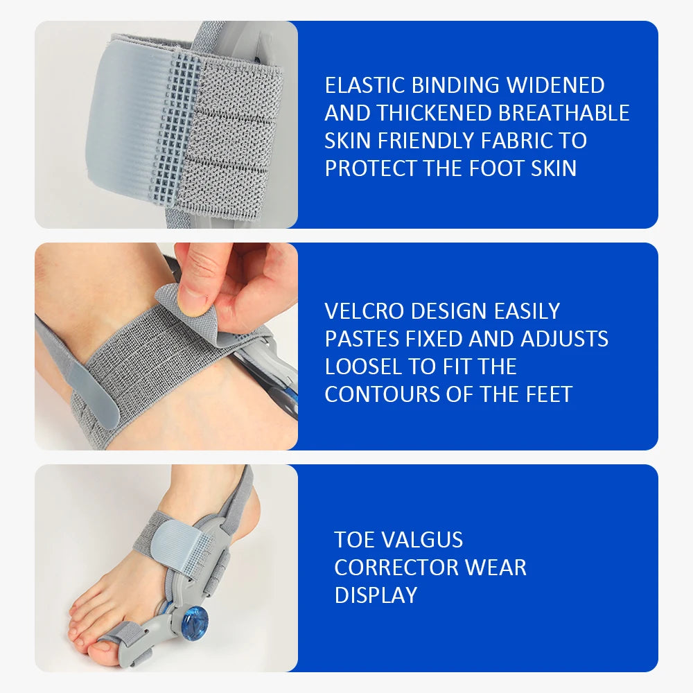 Adjustable Toe Separator & Bunion Splint – Rotatable
