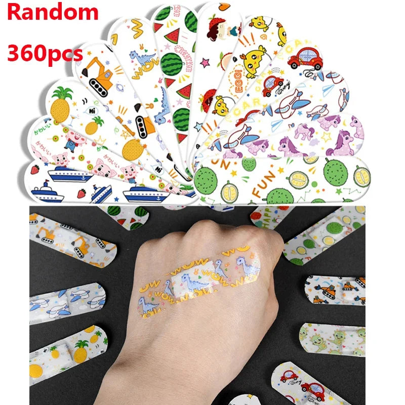 Animal Design Adhesive Bandages for Children