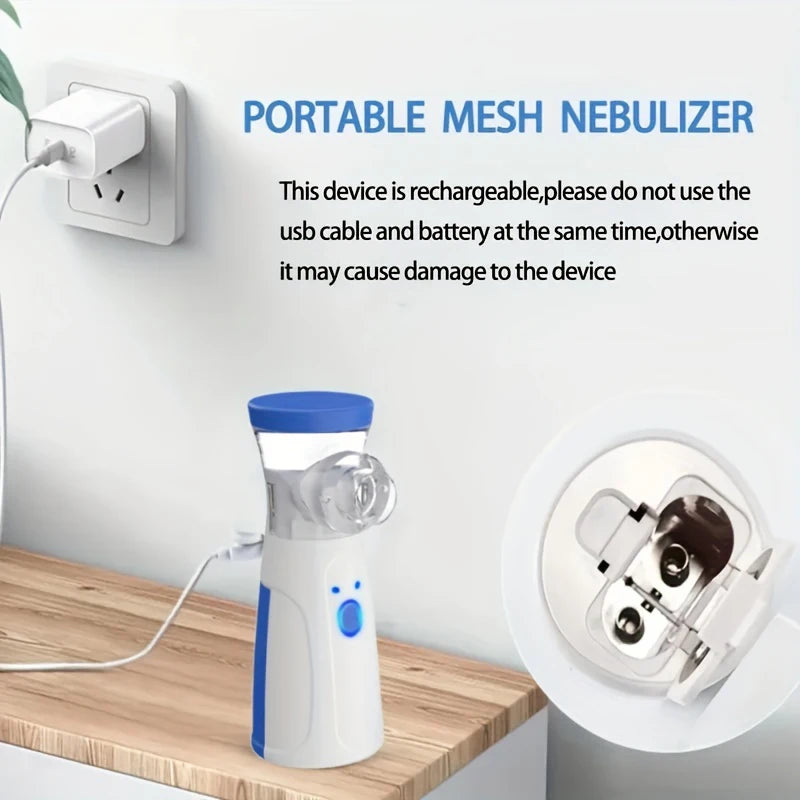 Portable Mesh Nebulizer – Compact, Quiet & Convenient